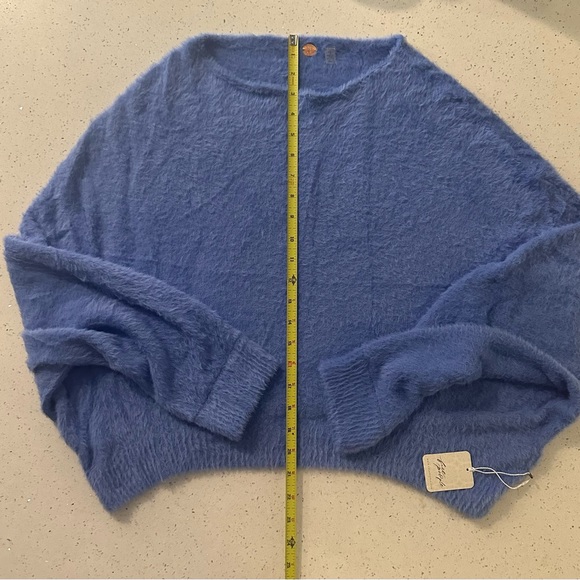 NWT Free People / FP One Cirilla sweater in Blue Iris / new;flawless - Picture 13 of 16